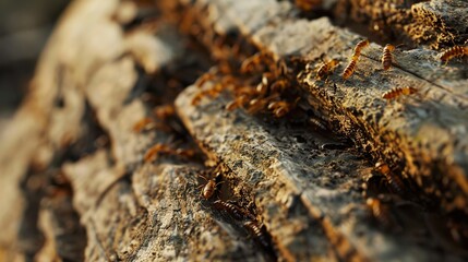 Fototapeta premium termite closeup wallpaper