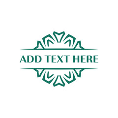 Professional circular badge template for product packaging and labels