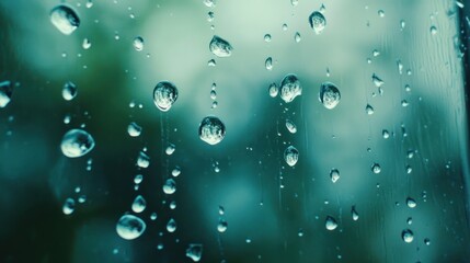 Raindrops on Glass