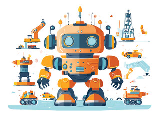 Fototapeta premium Futuristic objects