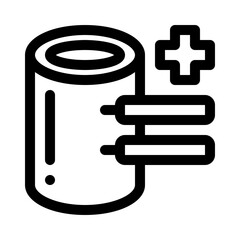 Bandage line icon