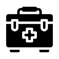 First Aid Kit glyph icon