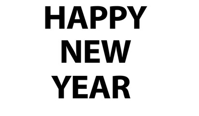 Obraz premium Happy New Year 