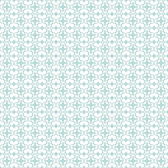 Pastel Blue Hearts and Stars Elegant Outline Seamless Vector Repeat Pattern