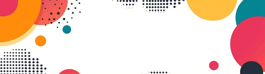 abstract background, geometric template, copyspace, rule of third composition, flat design, white background