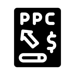 PPC glyph icon