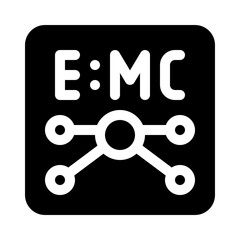 Physics Formula glyph icon