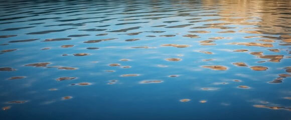 quiet blue wave water surface texture background