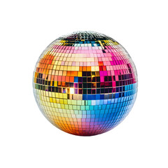 disco ball isolated on a transparent background