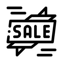Sale Banner line icon