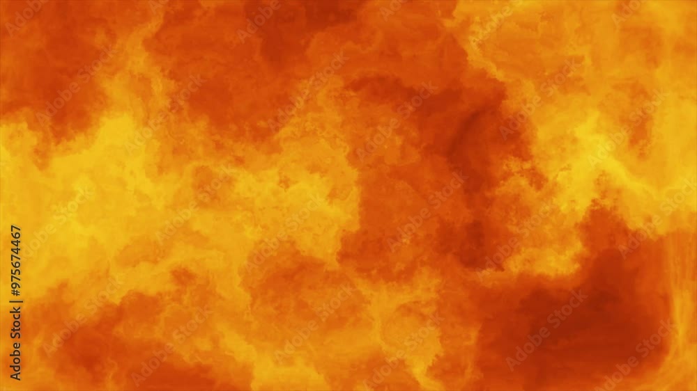 Poster golden fire dust particle flow: seamless loopable abstract background. abstract glitter bokeh partic