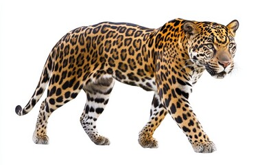 Fototapeta premium Wild animal isolated on clear white background photo 