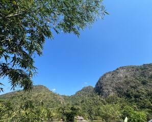Blue Sky and mountain 
