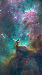 Fototapeta premium Galaxy Nebula Space