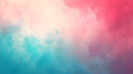 Dreamlike Colorful Abstract Landscape with Ethereal Cloud Formations