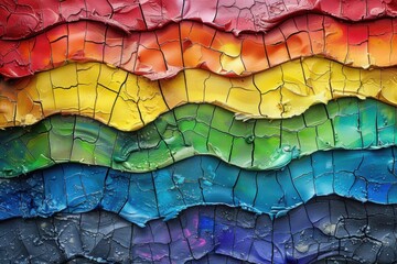 abstract background in colors and patterns for Coming Out Day
