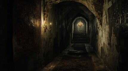 Enigmatic Passage Revealed: Mysterious World Behind Castle Tapestry