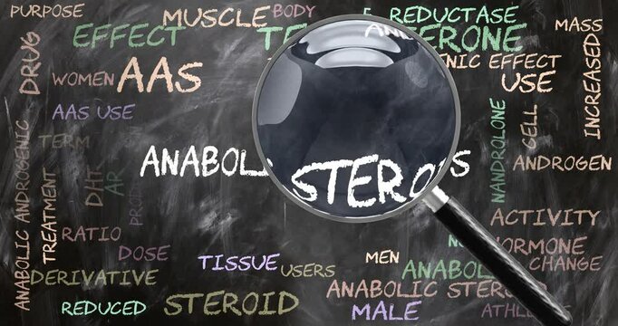 Anabolic Steroids being studied, examined - under close inspection. Most important subjects and ideas closely related to anabolic steroids. Can be looped