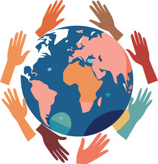 Vector illustration design concept of International Day of Charity observed every September