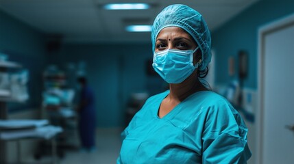 Surgeon working in operation theater | Woman surgeon in operation theater | Doctor in operation theater