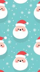 Cute Santa Claus pattern