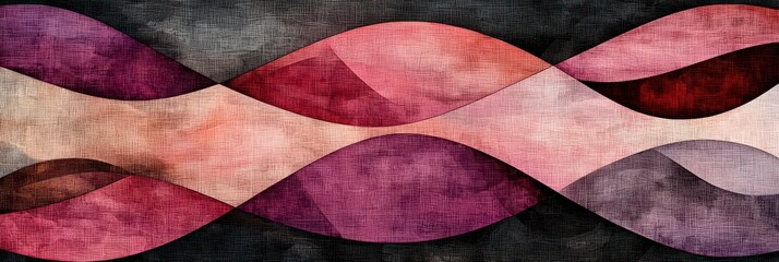 Abstract waves in warm tones create a calming visual harmony, perfect for modern decor or artistic projects.