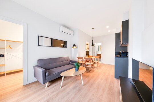 Spacious and modern vacation apartment interior design