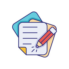 Exam  vector icon