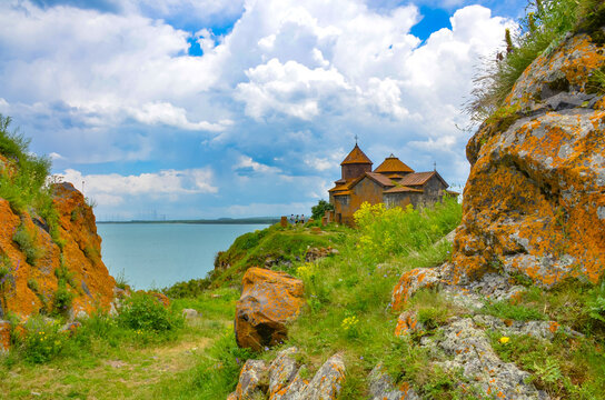 Hayravank monastery on Sevan Lake shore (Gegharkunik Province, Armenia)  