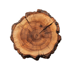 Obraz premium Tree trunk cross-section