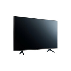 Naklejka premium Modern Smart TV with Blank Screen