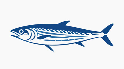 Blue fish vector illustration