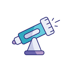 Telescope  vector icon