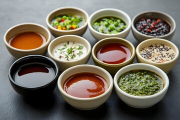 Assortment of Dips and Sauces