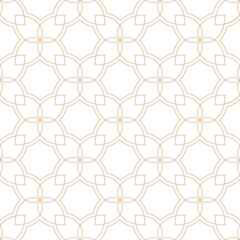 Vector seamless pattern. Modern geometric background. Fine thread mesh. 