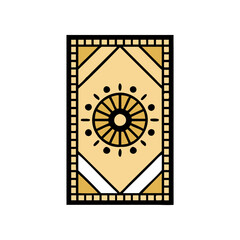 Fototapeta premium iwali Traditional Rangoli Ornament on White Background