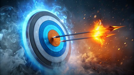 abstract fire vs ice concepts, abstract wallpaper