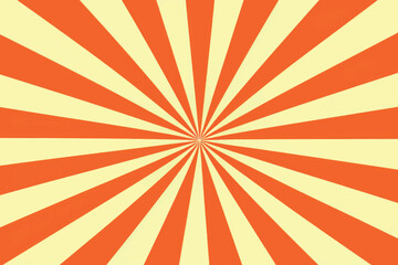 Retro radial sunburst background design