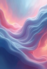 Obraz premium Abstract flowing smooth fractal waves background