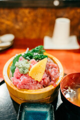 おいしい盛り盛りのネギトロ丼