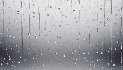  White isolated background with water drops, capturing the look of a wet window on a rainy a_1(1137)