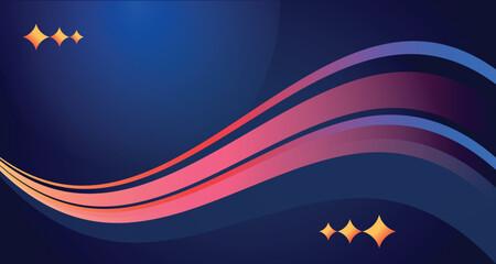 Abstract Zap Lightning Bolt Excitement Modern Gradient Background