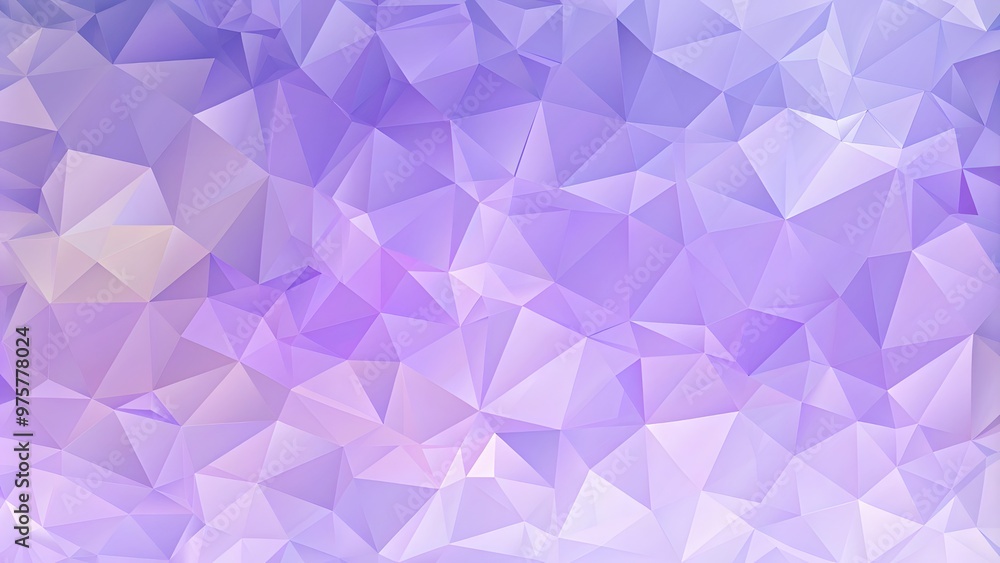 Poster low poly light white grey gradient background made from triangle shapes. could be used as wallpaper.