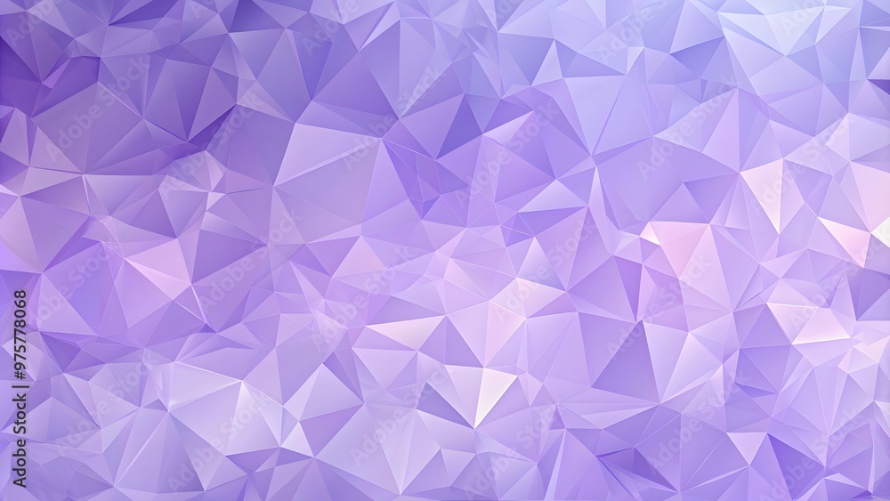Poster low poly light white grey gradient background made from triangle shapes. could be used as wallpaper.