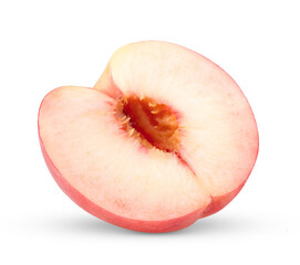 Pink Peach isolated on transparent png