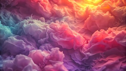 Naklejka premium Multicolored pastel abstract background.Gentle tones paper texture. Light gradient. The color is soft and romantic. Abstract watercolor background in shades of apricot, pastel pink, orange, and yellow