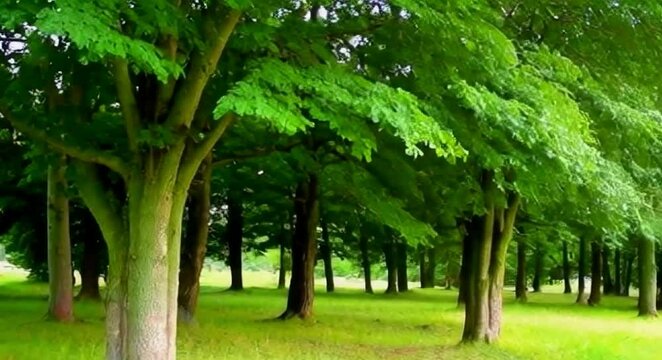a beautiful gaint trees.