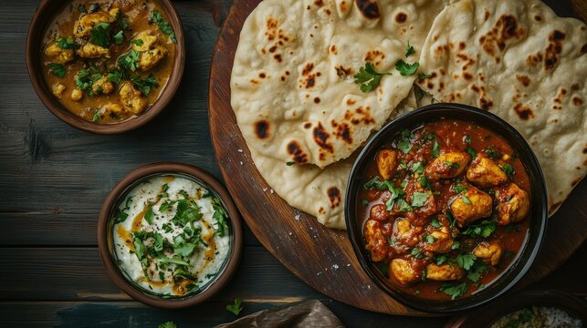 Naan with chicken curry | Parotta with chicken chukka