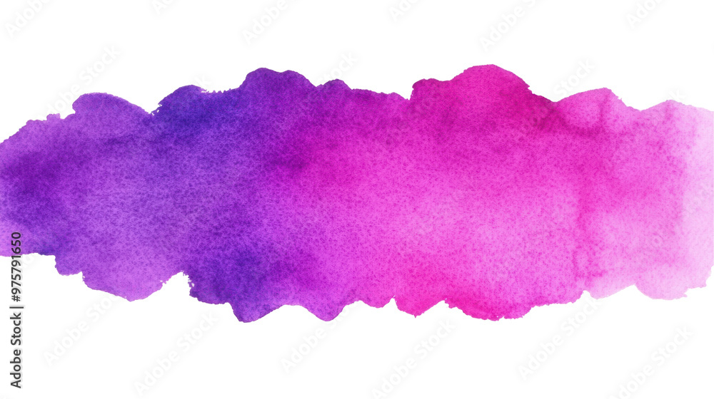 Poster purple and pink watercolor gradient with smooth blending and a soft texture. ideal for backgrounds i