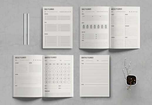 Planner Template Layout